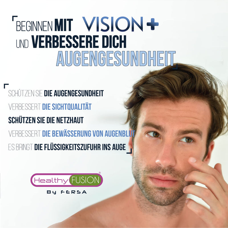 Healthy Fusion More Vision Powerful Eye Protector Improves The Quality Of Your Vision Strengthens Eye Tissue And Retina Eliminates Eye Pain Lutein Coenzyme Q10 Myrtilus 60U - NewNest Australia