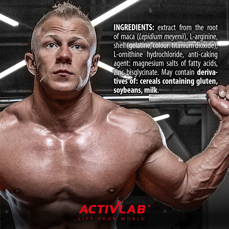 Activlab Hgh Day 60 Capsules | Maca Extract With Ornithine And Arginine | Zinc | Increase Libido, Testosterone, Muscle Mass | Regeneration | Strength Training, Martial Arts (Mma, Muay Thai, K1) - NewNest Australia