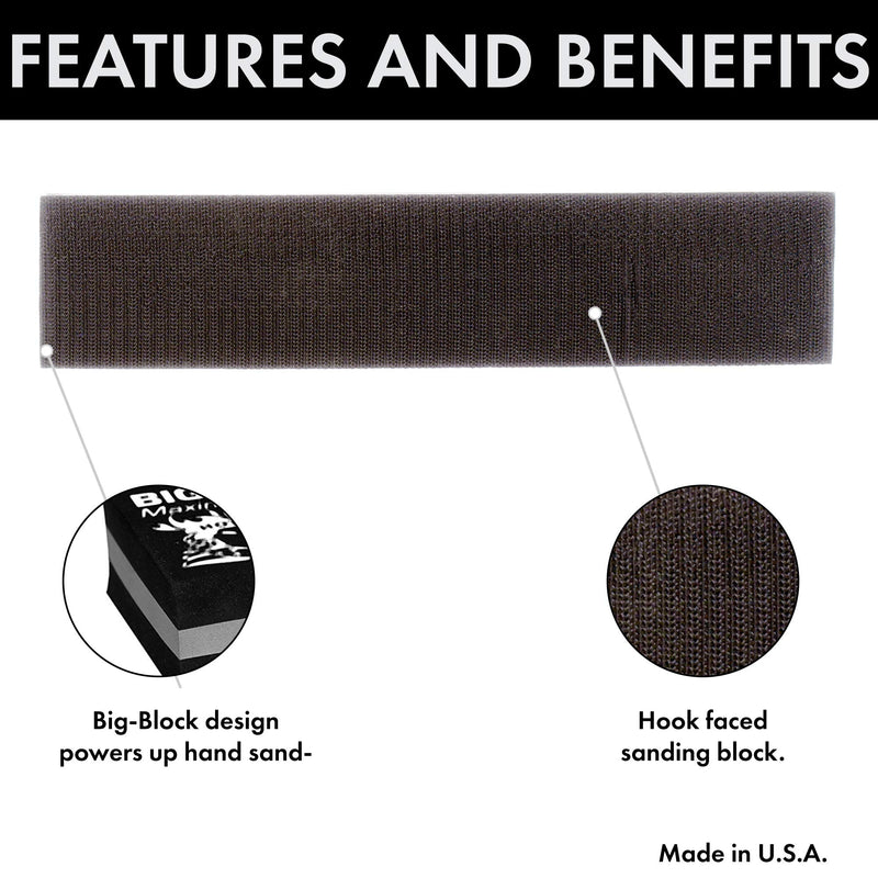 Motor Guard BGK12-1 12-Inch Big-Block Hook Face Sanding Block - NewNest Australia