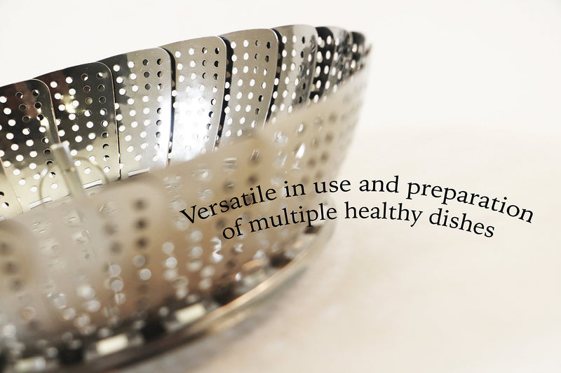 ExcelSteel Stainless Steel Foldable Vegetable Steamer - NewNest Australia