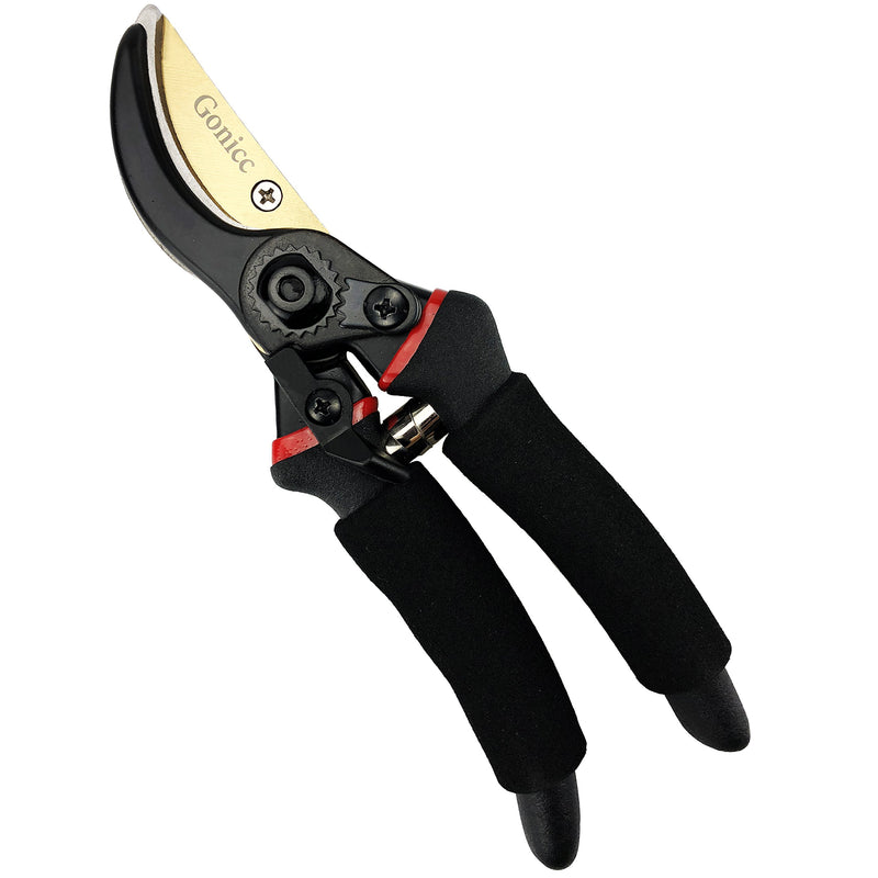 gonicc 8" Professional Premium Titanium Bypass Pruning Shears (GPPS-1003), Hand Pruners, Garden Clippers. - NewNest Australia