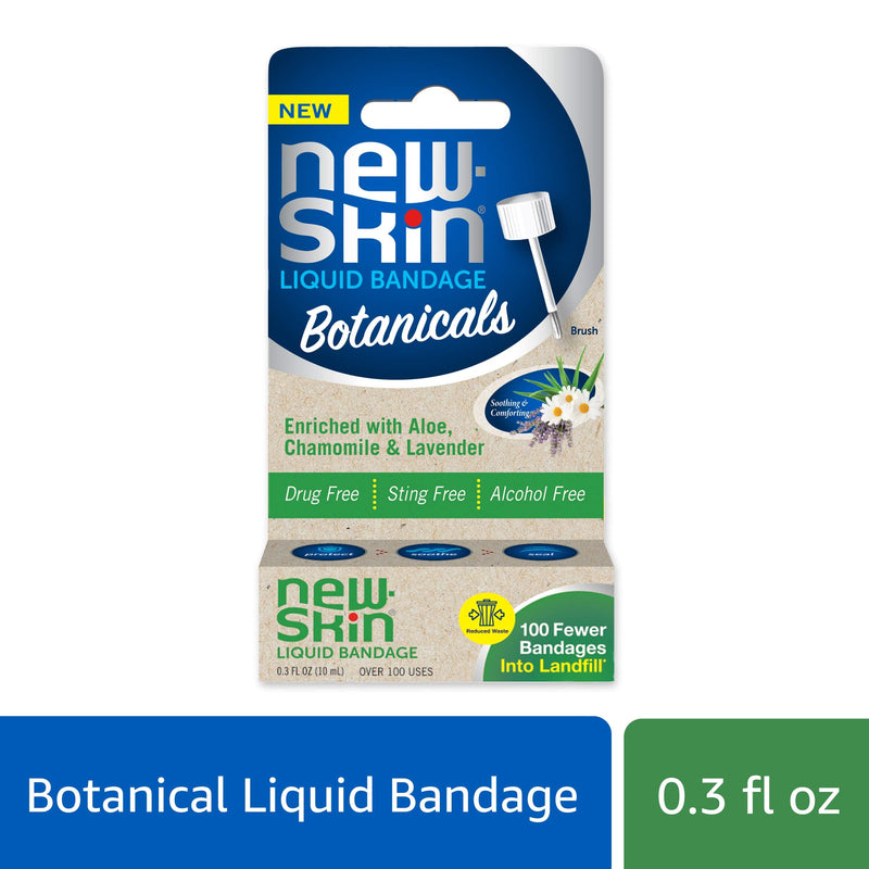 NEW-SKIN Botanicals Liquid Bandage for Minor Cuts and Scrapes, 0.3 Ounce - NewNest Australia