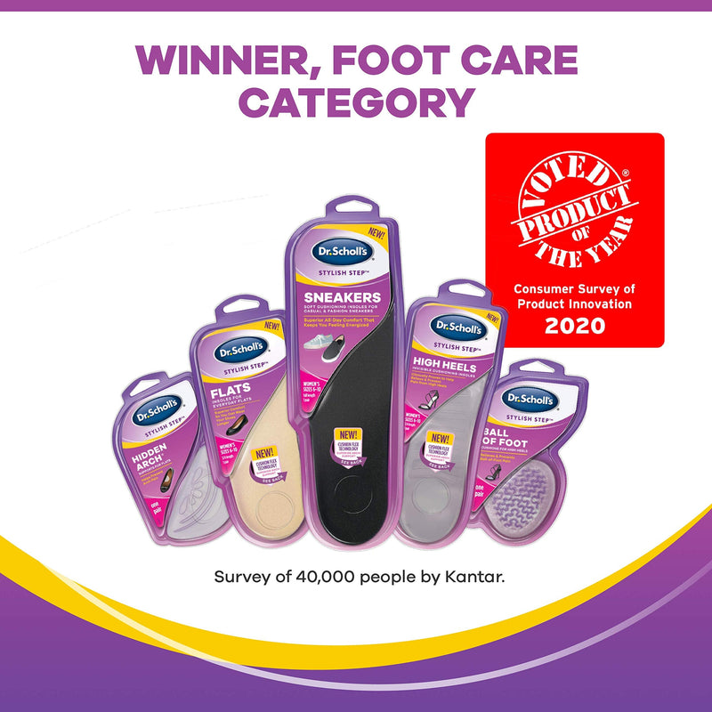 Dr. Scholl's Cushioning Insoles for Everyday Flats, Low Heels, Dress, Casual Shoes, Boots for Women's 6-10 Clear Gel - NewNest Australia