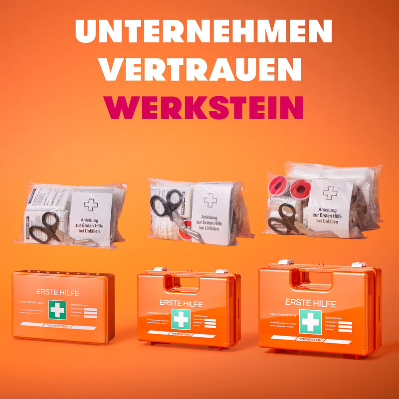 First Aid Refill Set Din 13157:2021 Including First Aid Instructions - First Aid Kit Refill Set Din 13157 With Practical Inner Pockets - Din 13157 Refill Set For Companies - Bandage Material Set - NewNest Australia
