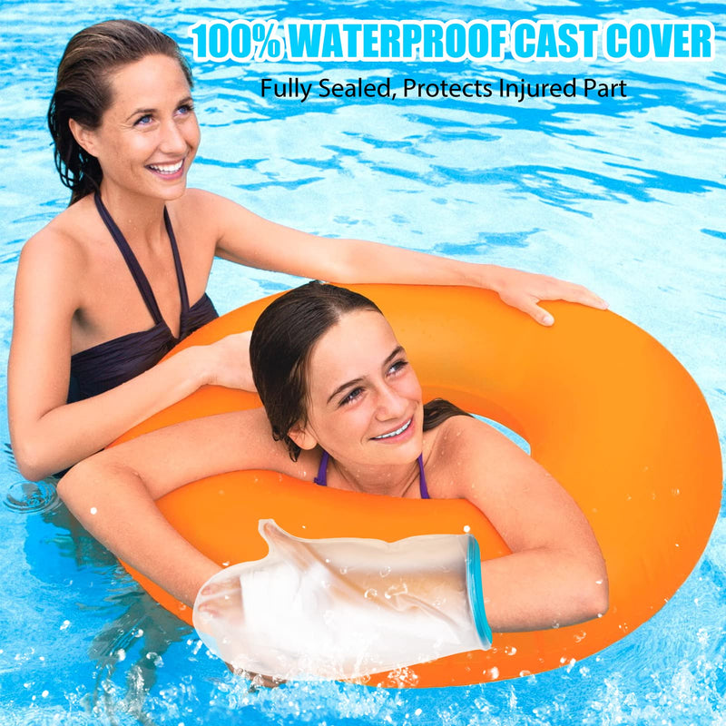 Waterproof Hand Cast Cover for Shower: Cast and Bandage Protector for bathing, Plaster Cast Cover Clear Cast and Dressing, Reusable Watertight Protection Dry for Broken Hand, Finger Wound, Wrist - NewNest Australia