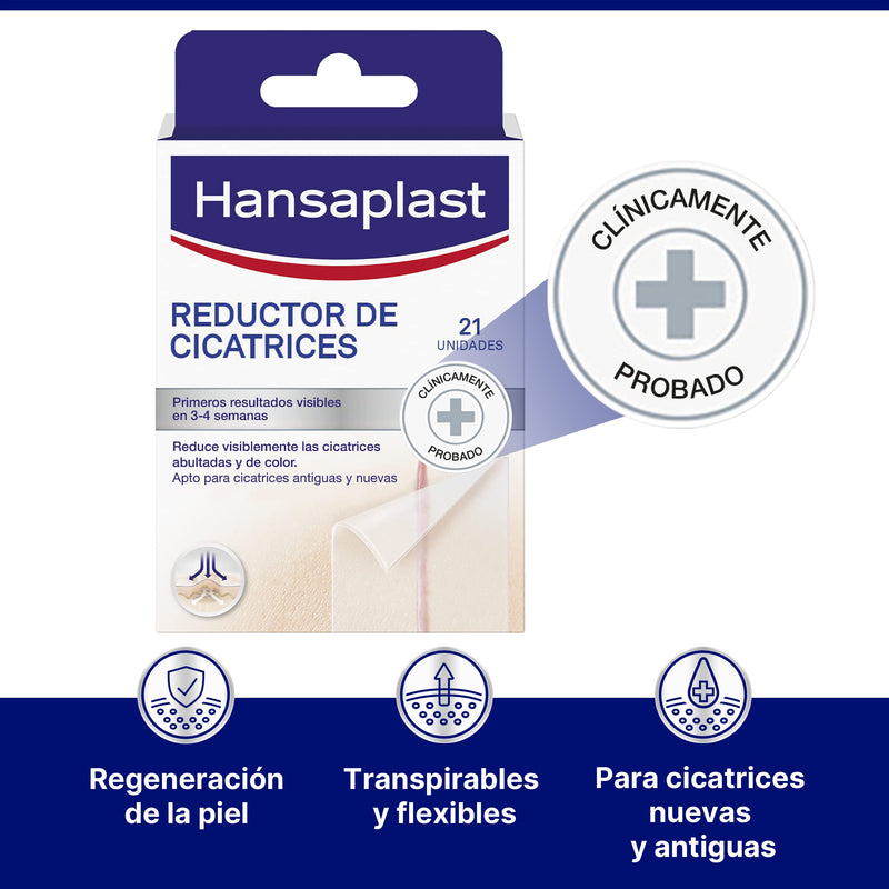 Hansaplast MED Plaster Reduction Scars, 21 Plasters, packaging may vary - NewNest Australia