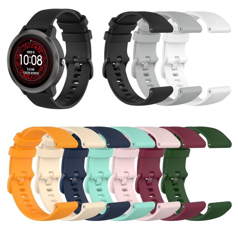 18mm 19mm 20mm 22mm Width Colorful Silicone Quick Release Wristband Replacement Sports Straps Bracelet Watch Band Women Men Strap with Quick Release Pins for Smartwatch (20mm, 10Pack) - NewNest Australia