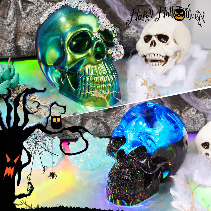 LET'S RESIN Silicone Skull Molds, 3D Large Skull Shape Molds for Epoxy Resin, Skeleton Skull Decor Epoxy Resin Mold for Candle Making, Home Decor, Outdoor, Resin Casting Art Crafts - NewNest Australia