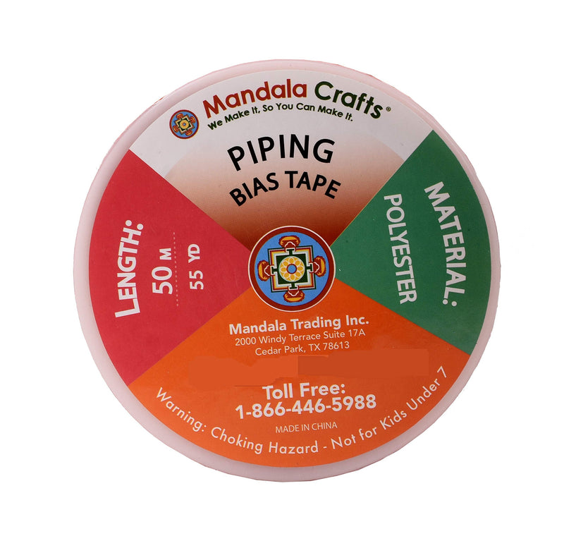 Mandala Crafts 55 Yards Black Maxi Piping Trim with Welting Cord – 1/2 Inch Maxi Piping Bias Tape for Sewing – Lip Cord Trim by The Yard for Upholstery Trimming 2.5mm 0.5 inch 55 Yards - NewNest Australia