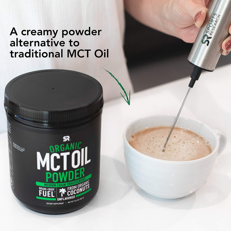 MCT Oil Powder Made from Organic Coconuts | Great Addition to Coffee, Shakes & More | USDA Organic, Non-GMO Verified, Keto & Vegan Certified (Unflavored) - NewNest Australia