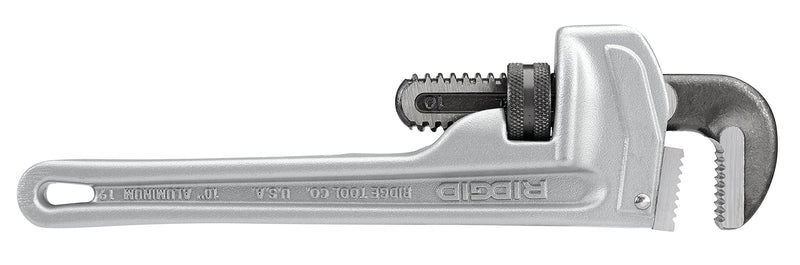 RIDGID 31090 Model 810 Aluminum Straight Pipe Wrench, 10-inch Plumbing Wrench Small - NewNest Australia