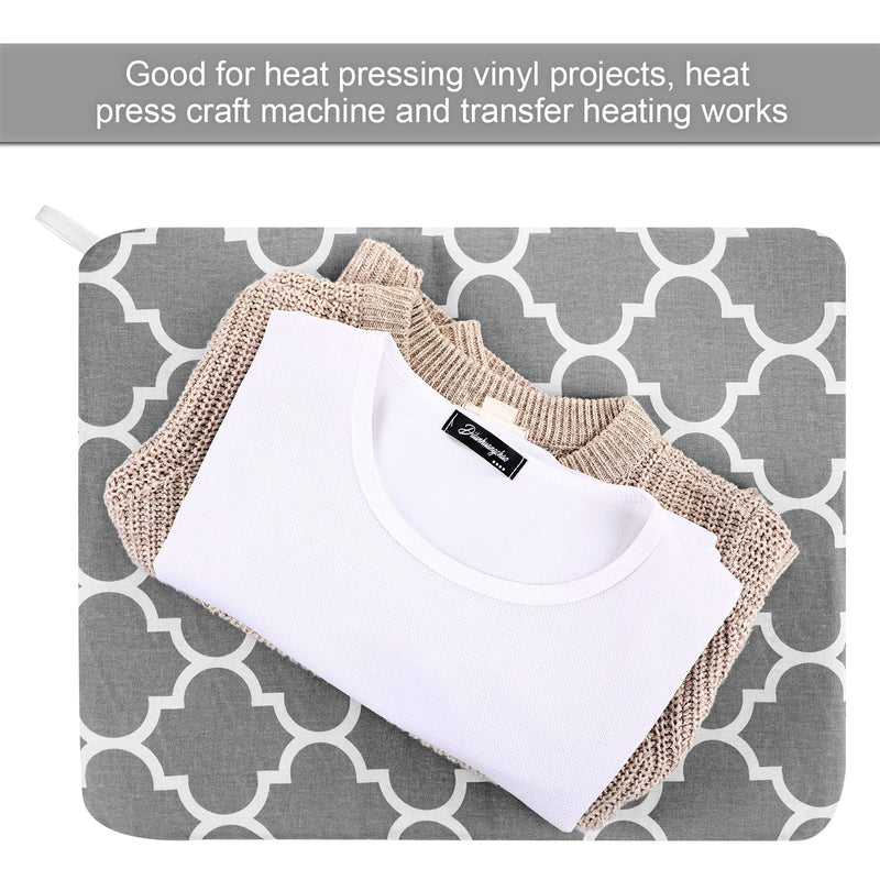 3 Pieces Heat Press Mat Compatible with Easypress / Easypress 2 Protective Resistant Mat Double Sides Applicable Ironing Insulation Mat for Heat Press Machines HTV Iron On Projects (Lantern Pattern) Lantern Pattern - NewNest Australia