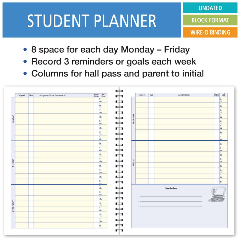 Undated Student Assignment Book (S40) - NewNest Australia