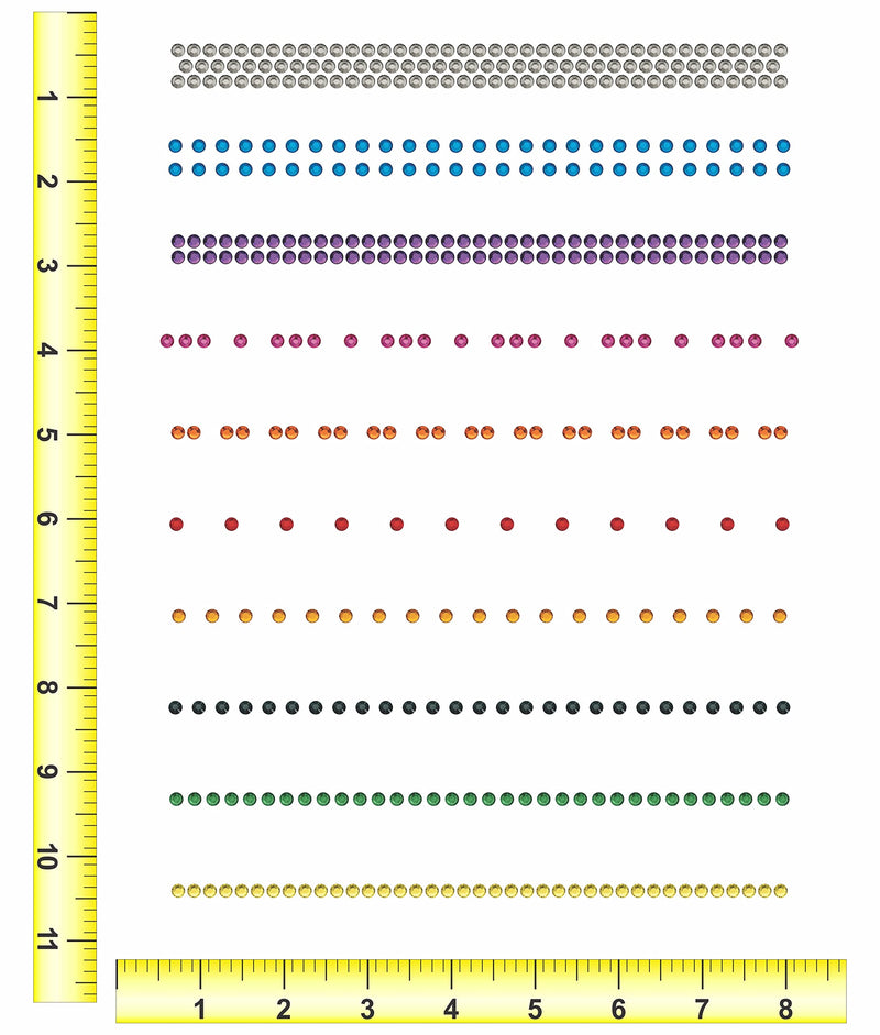 Rhinestone Genie Lines Magnetic Rhinestone Template, Black - NewNest Australia