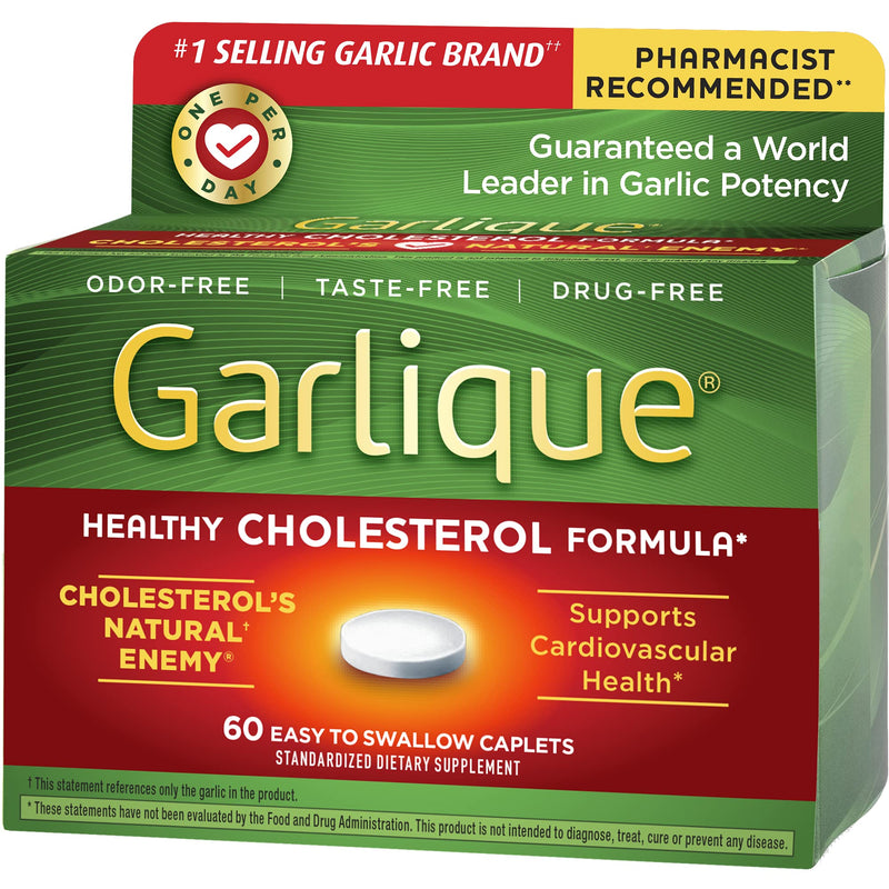 Garlique Caplets 60 Tablets (60 Count (Pack of 1)) 60 Count (Pack of 1) - NewNest Australia