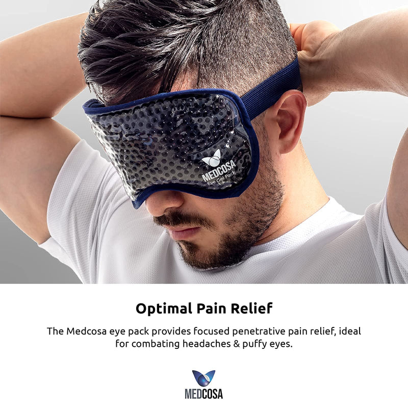 Medcosa Eye Ice Pack | Cool & Soothe Your Tired Eyes with Our Cold Gel Mask | Cooling Pain Relief for Puffy Eyes, Aiding Migraines & Aiding Sleeping - NewNest Australia