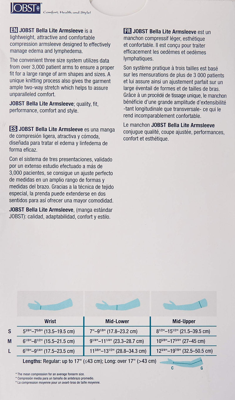Jobst 20-30 mmHg Compression Armsleeve 1 Count (Pack of 1) Beige - NewNest Australia