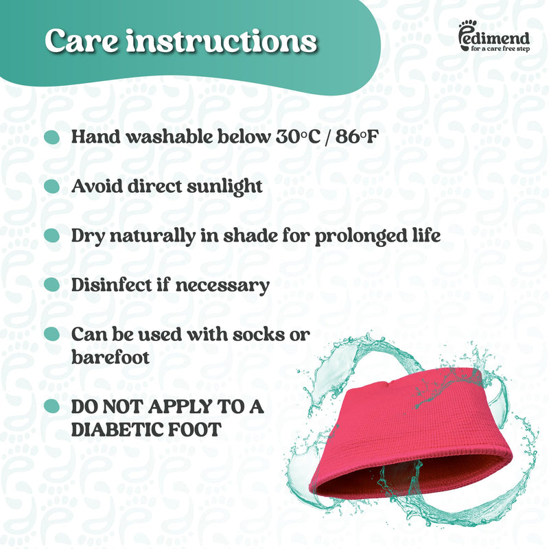 Pedimend Metatarsal Pads for Women and Men Ball of Foot Cushion - Gel Sleeves Cushions Pad - Fabric Soft Socks for Supports Feet Pain Relief Pink Small (UK 3-6) Pink Small (UK 3-6) - NewNest Australia