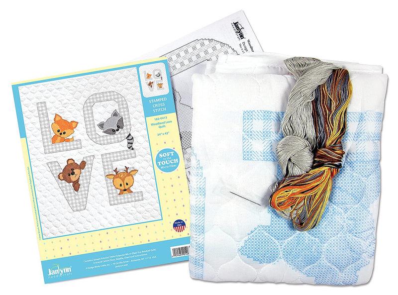 Janlynn Kit Baby 34x43 Woodland Love - NewNest Australia