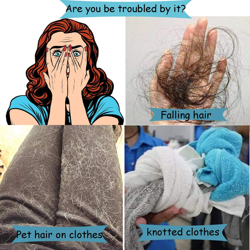 Pet Hair Remover for Laundry - Non-Toxic Reusable Dryer Balls Washer and Dryer Ball Remove Long Hair from Dogs and Cats on Clothes in The Washing Machine 12 Packs - NewNest Australia