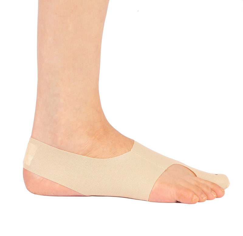 GH Bunion Sleeve | Ultra-Thin Bunion Corrector & Toe Straightener Bandage | Ideal for Sports & Active Wear | Orthopaedic Stretch-Fit Hallux Valgus Support Bandage Left Medium: UK 6 - 8.5 Beige - NewNest Australia