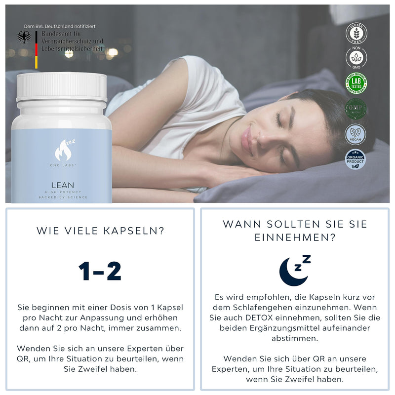 Lose Weight Fast Fat Burner Lean | Fat Burner & Muscle Recovery At Night Caffeine Free, Better Rem Sleep | L Carnitine, Garcinia, Bioperine, Turmeric, Valerian & Magnesium | High Dose & Vegan - NewNest Australia