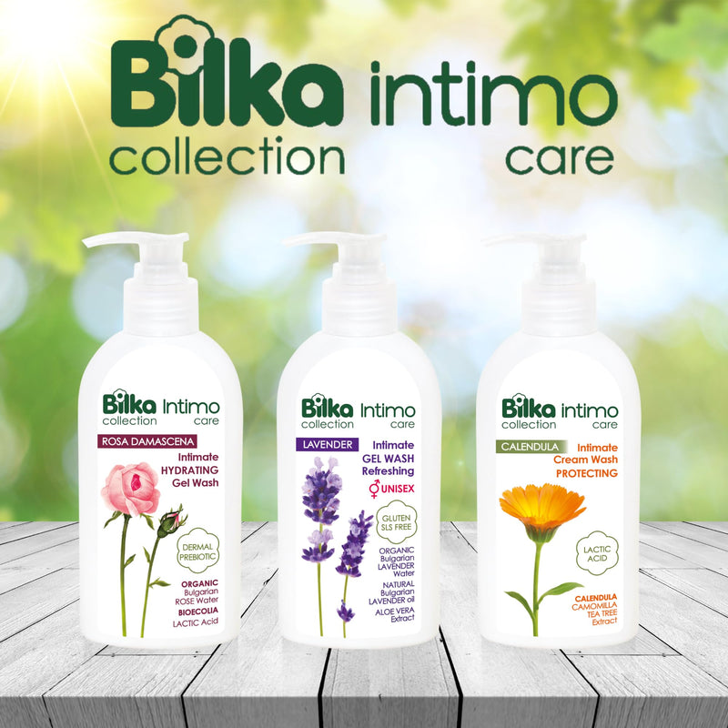 Bilka Collection Intimate Wash Lotion With Organic Lavender Water And Aloe Vera Extract, Refreshing, Unisex Intimate Care For Daily Hygiene, Paraben-Free, Sls Free, 200 Ml - NewNest Australia