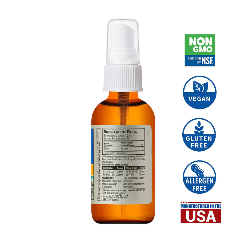 Sovereign Silver Bio-Active Silver Hydrosol for Kids Immune Support – Fine Mist, 2 oz. - NewNest Australia