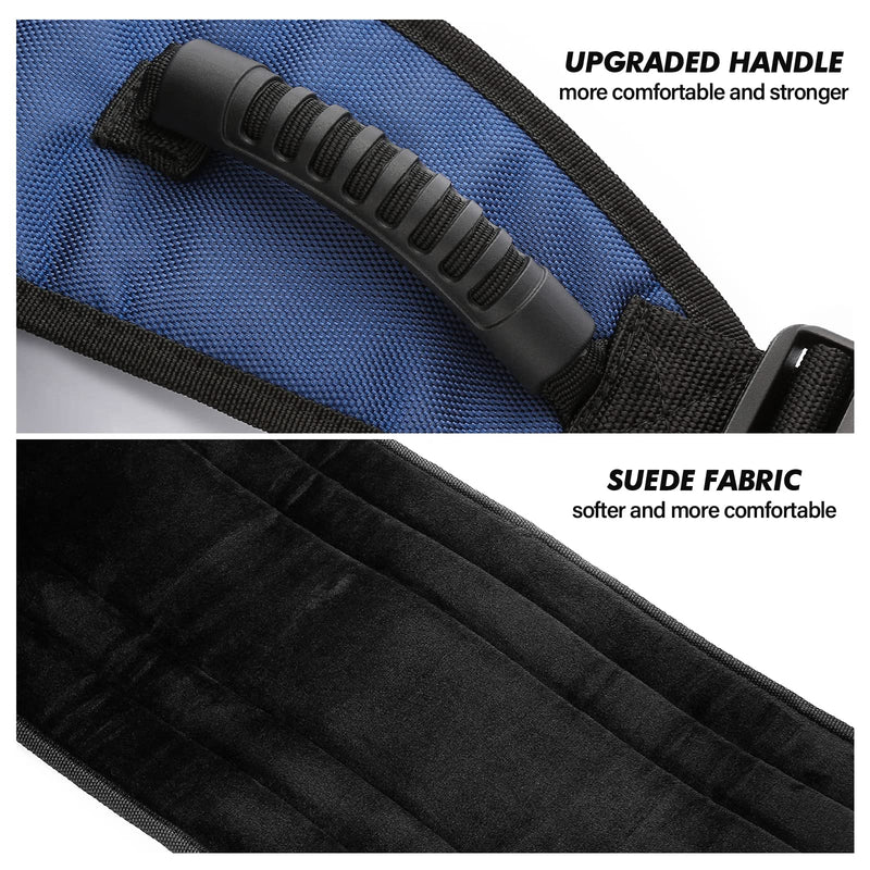 Gait Belt Transfer Belts with Padding Handle,Transfer Belts for Lifting Seniors with One-Click Buckle,Medical Nursing Gait Belt for Patient Assist - Pediatric, Elderly, Handicap, Physical Therapy - NewNest Australia