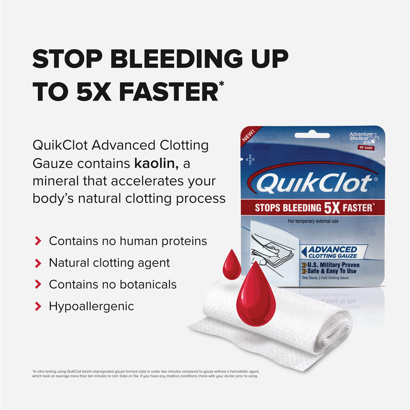 Adventure Medical Kits Trauma Pak with QuikClot Black One Size - NewNest Australia