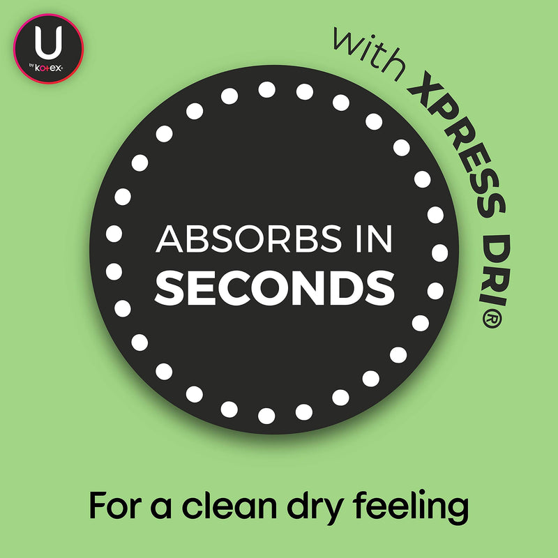 U by Kotex Security Lightdays Panty Liners, Light Absorbency, Extra Coverage, Unscented, 112 Count Extra-Coverage (112 Count) - NewNest Australia