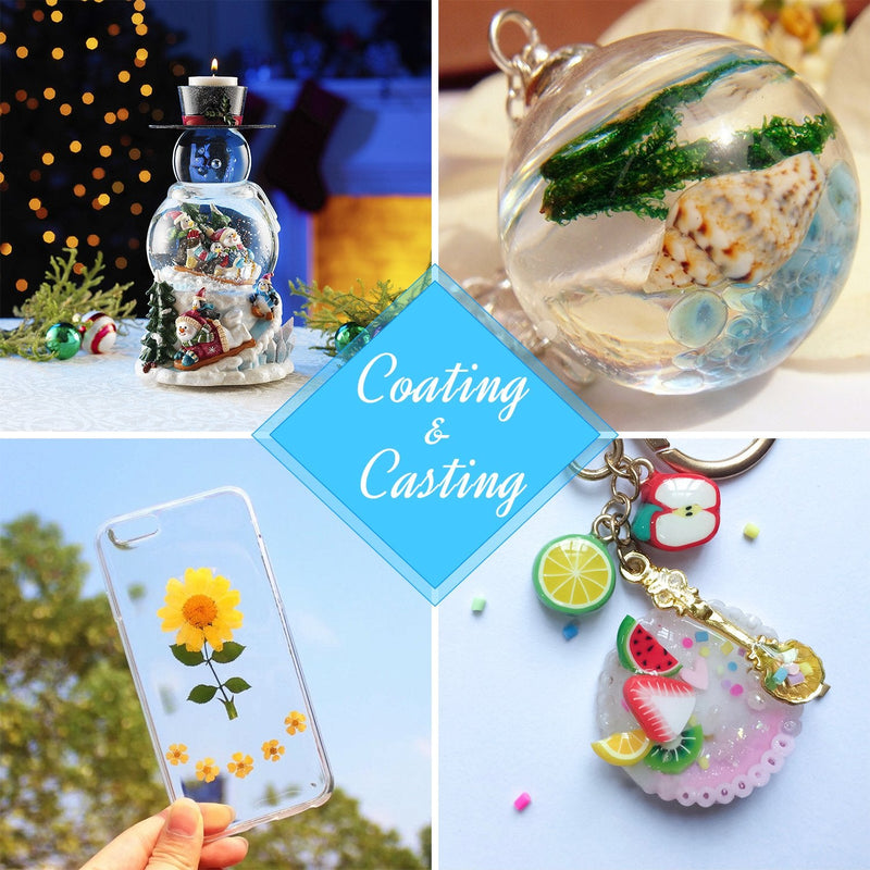 UV Resin - 200g Crystal Clear Ultraviolet Curing Epoxy Resin for DIY Jewelry Making, Craft Decoration - Hard Transparent Glue Solar Cure Sunlight Activated Resin for Casting & Coating 200 grams ($0.11 / g) - NewNest Australia