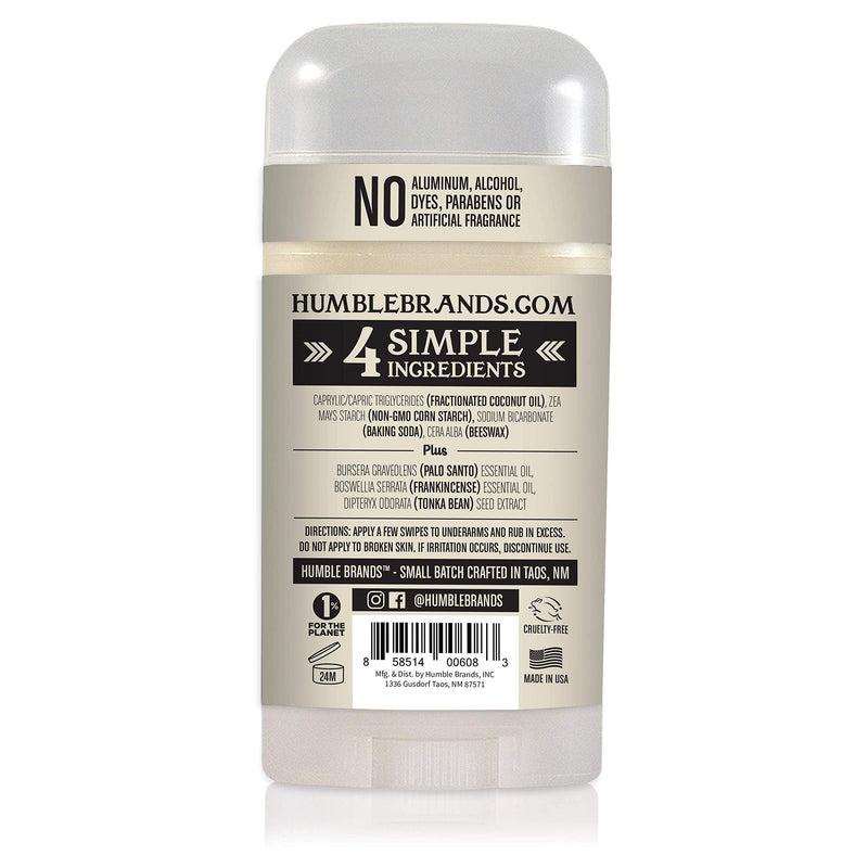 Humble All Natural Deodorant, Aluminum and Paraben Free, Cruelty Free Men’s and Women’s Deodorant, Assorted, 3-Pack 2.5 Ounce (Pack of 3) - NewNest Australia