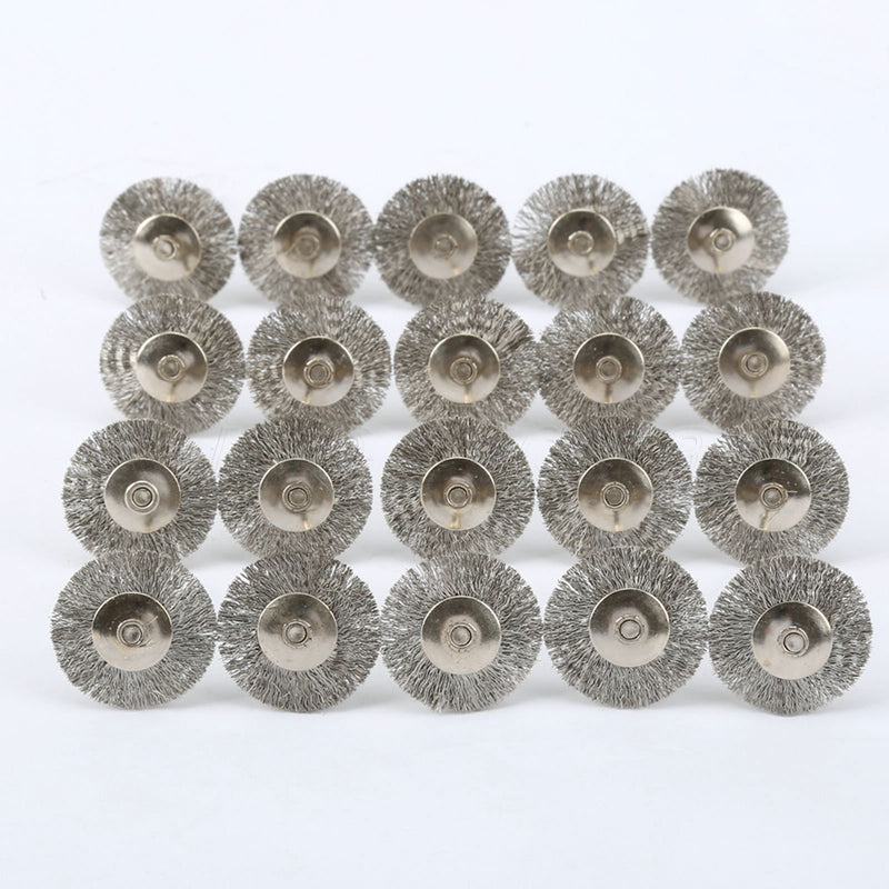 60 Pcs Wire Brushes Set, Rocaris Steel Wire Wheels Pen Brushes Set Kit Accessories for Dremel Rotary Tool - NewNest Australia