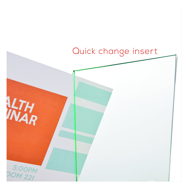 Deflect-O Superior Image Green Edge Sign Holder (Deflect-o) - NewNest Australia