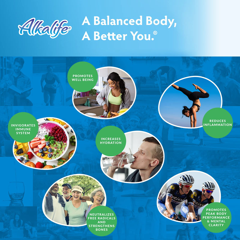 Alkalife pH Booster Drops | The First Patented Alkaline Water Booster to Neutralize Acid & Balance pH for Immune Support, Peak Performance, Detox, Overall Wellness, and Reduced Inflammation – 1.25oz - NewNest Australia