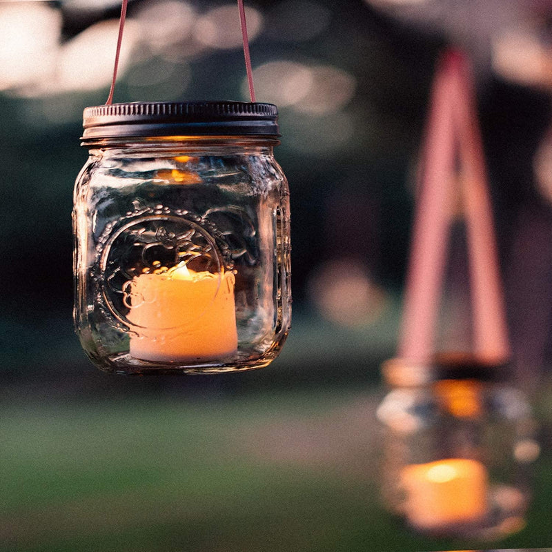 Homemory LED Candles, Lasts 2X Longer, Realistic Tea Lights Candles, LED Tea Lights, Flickering Bright Tealights, Battery Operated/Powered, Flameless Candles, White Base, Batteries Included, Set of 12 Bright Yellow - NewNest Australia