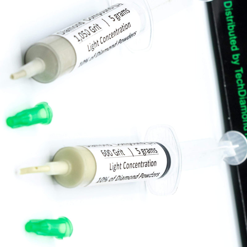 TechDiamondTools Kit of 3 Diamond Lapping Paste Polishing Compound 400 600 1050 Grit Lapidary Paste for Rock Glass Metal Jewelry Resin Marble with 10% of Diamond Powder USA Made 1050 600 400 grit - NewNest Australia