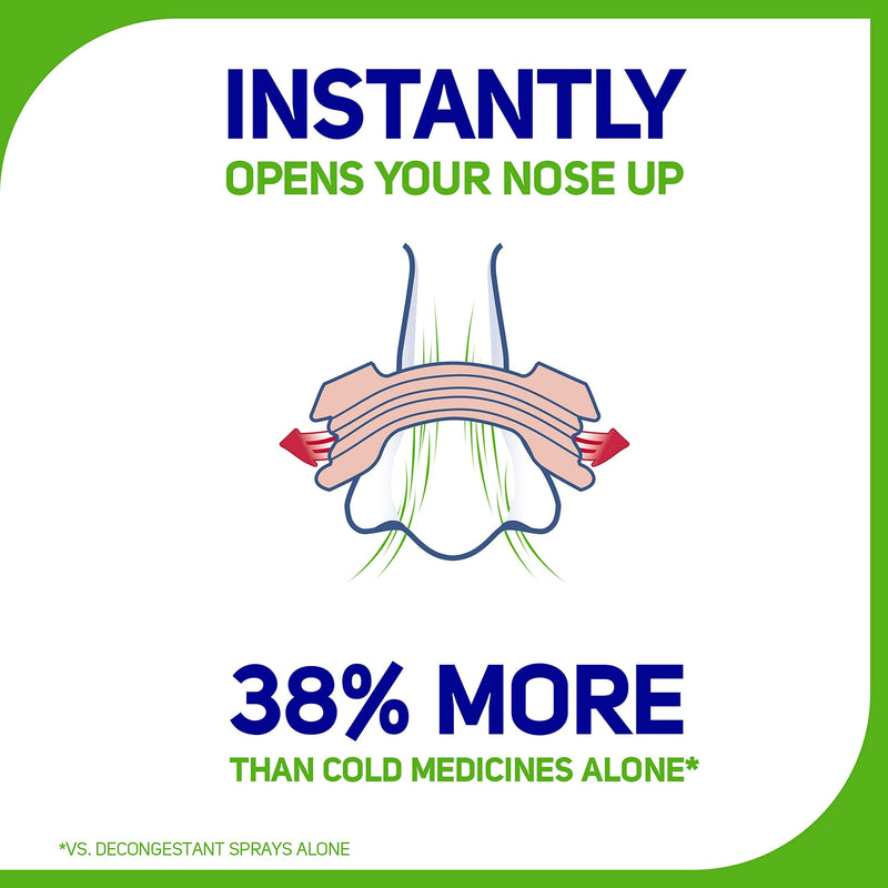 Breathe Right Extra Strength Clear Drug-Free Nasal Strips for Congestion Relief 26 Count (Pack of 1) - NewNest Australia