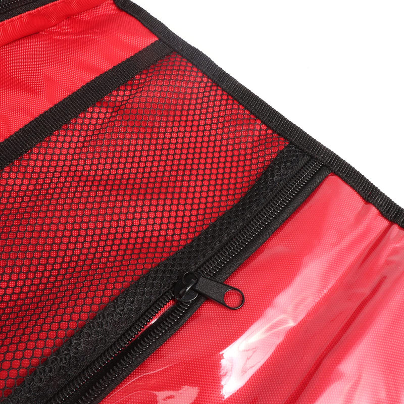 Jipemtra First Aid Bag Empty Small First Aid Kit Bag Outdoor Travel Rescue Bag First Responder Medicine Bag Container For Car Home Office Sports Outdoor, Red G, Compact - NewNest Australia