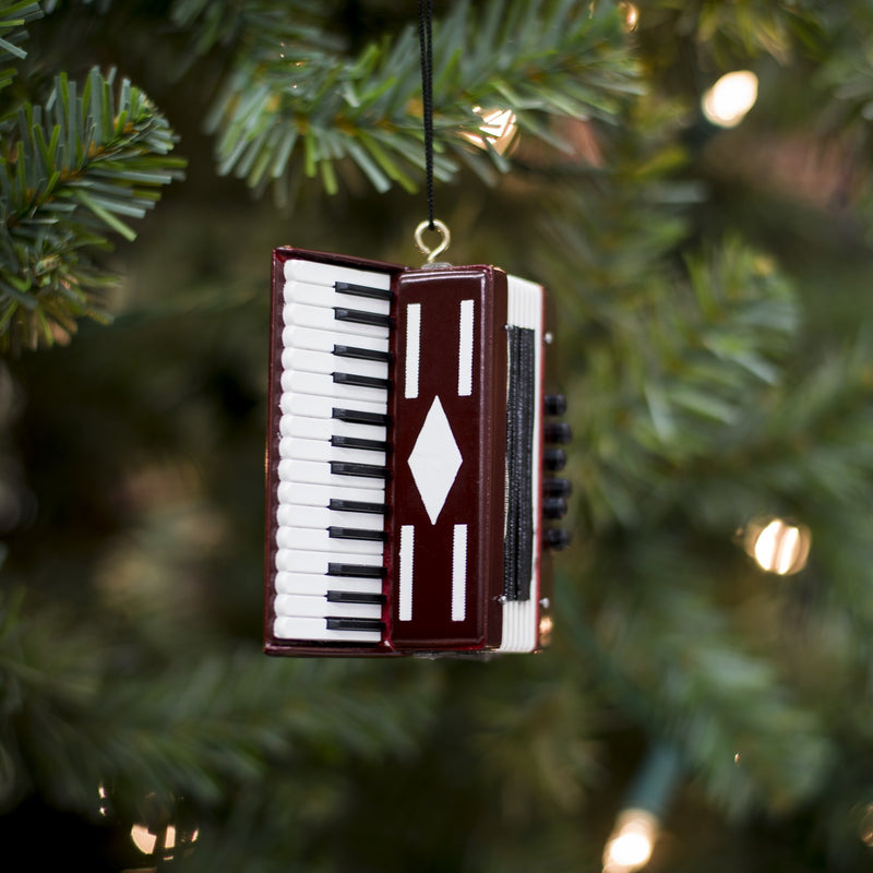 NewNest Australia - Broadway Gift Red Accordian Hanging Ornament,Brown,3in H 