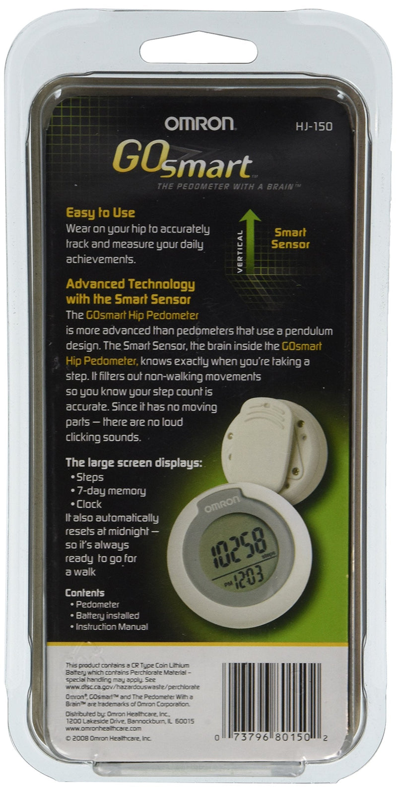 Omron HJ-150 Hip Pedometer - NewNest Australia