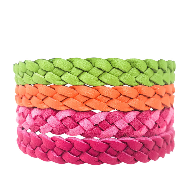 Green Haven Natural Mosquito Repellent Bracelets 12 Pack – Nature Leather Braided Wrist Bands for Children and Adults | Adjustable Leather Deet Free | 300-Hour Insect Repellent Protection - NewNest Australia