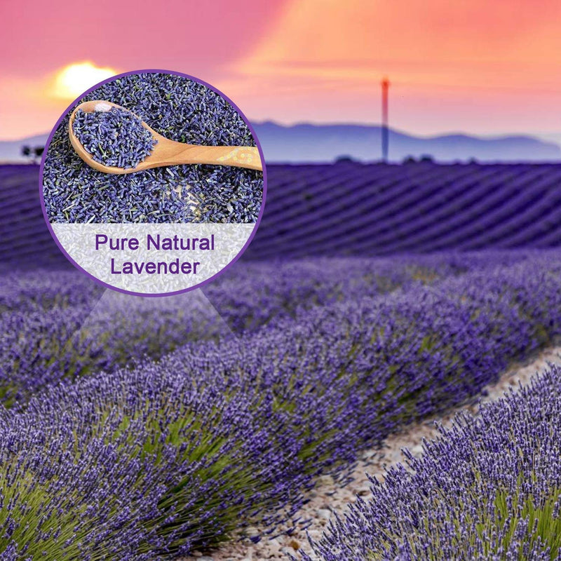 NewNest Australia - Lavender Sachets Moth Repellant - Dried Lavendar Flower Sachet Bags (18 Pack) for Home Fragrance and Long-Lasting Fresh Scents, Natural Moths Repellent for Clothes Closets. Protect & Defend Clothing. 