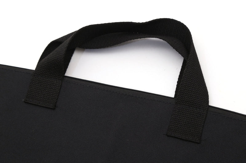 Augbunny 600D Portfolio Waterproof with Handle and Zipper for Student and Artist 2-Pack Large Black - NewNest Australia