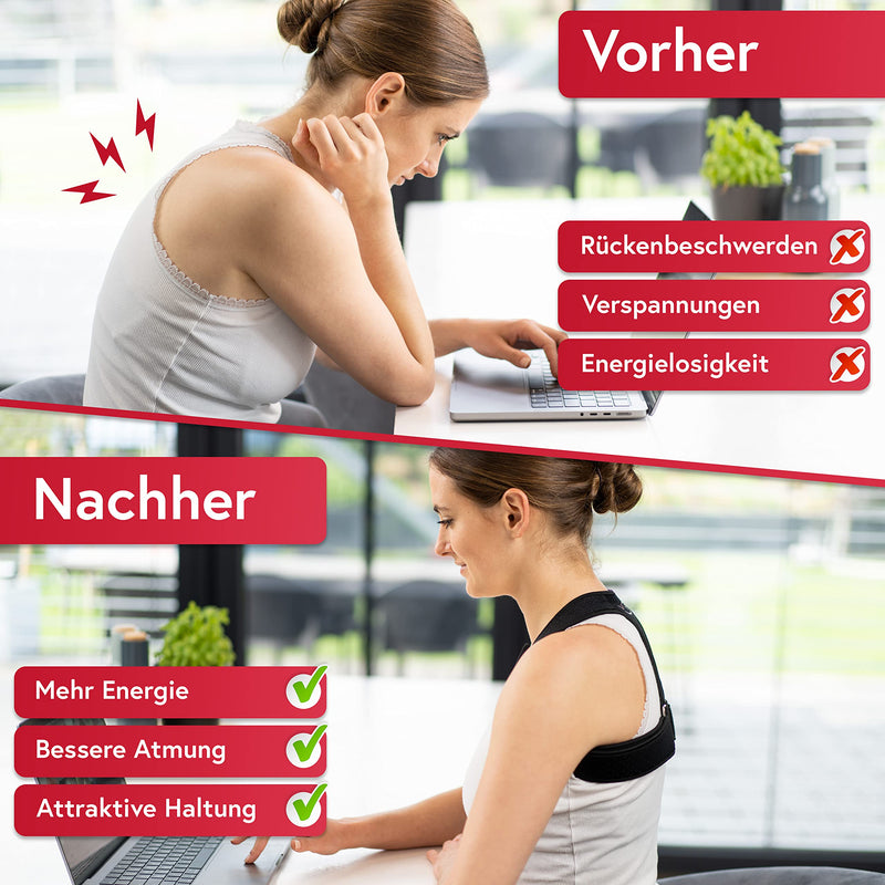 Vigo Sports *New* I Back Straightener For Efficient Posture Correction I Adjustable Back Support For Men And Women I Premium Shoulder Strap For Confident Appearance (Sm) - NewNest Australia