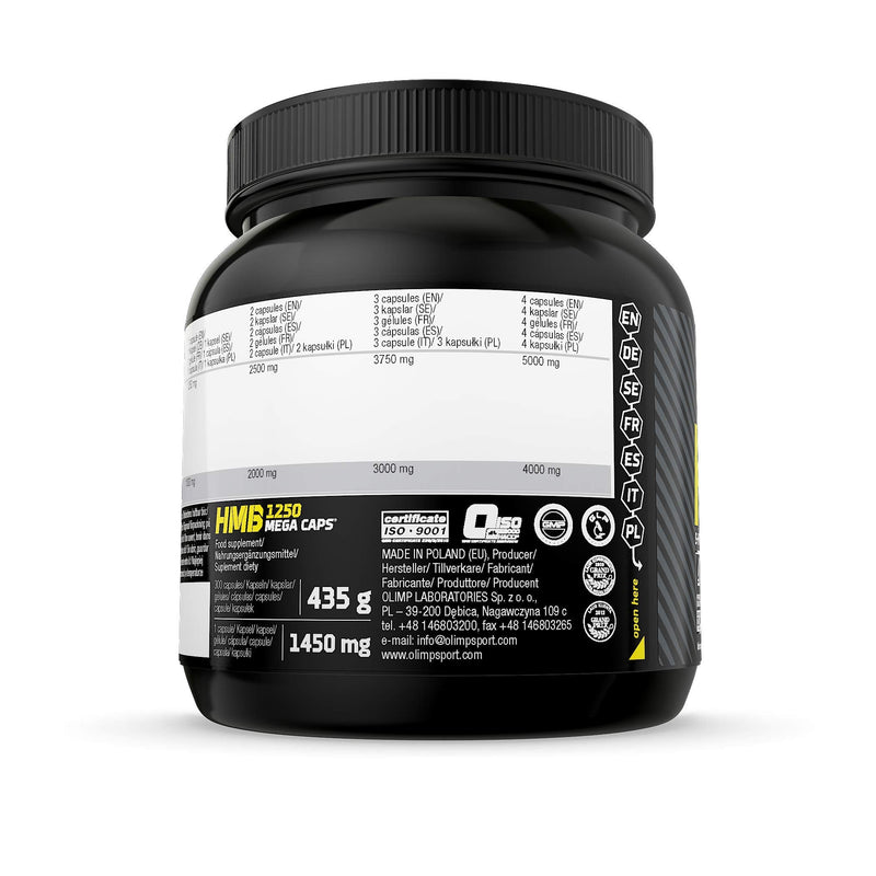 Olimp HMB 1250 Mega Caps, 300 capsules - NewNest Australia