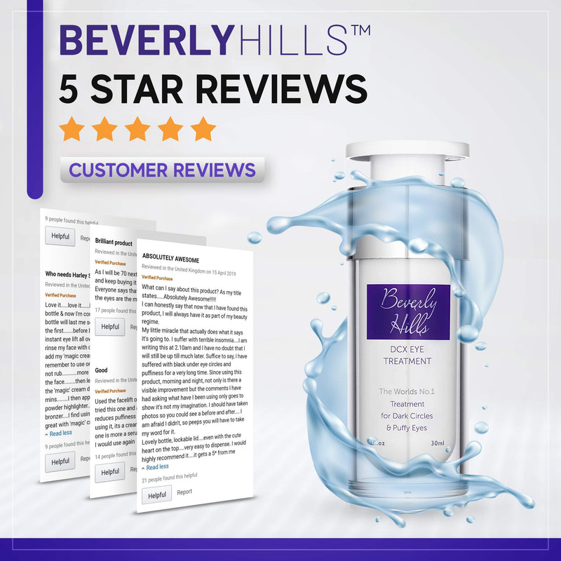 Beverly Hills DCX Eye Cream for Dark Circles, Puffy Eyes, Wrinkles and Crows Feet - NewNest Australia