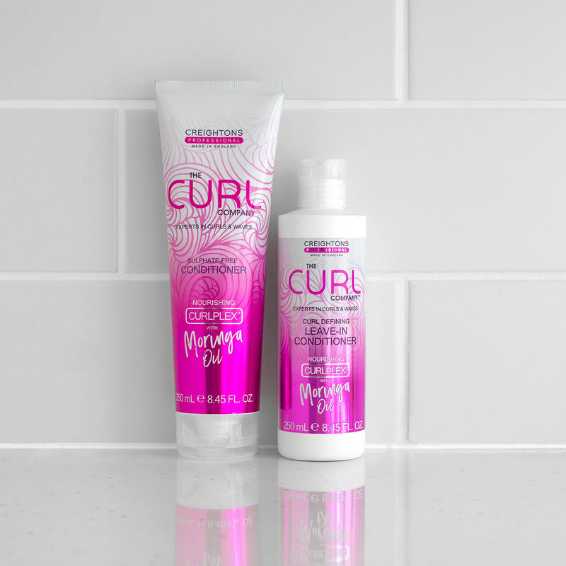 The Curl Company Curl Defining Leave-In Conditioner (250ml) - Professionally Formulated with Nourishing Curplex with Moringa Oil. Experts in Curls & Waves - NewNest Australia