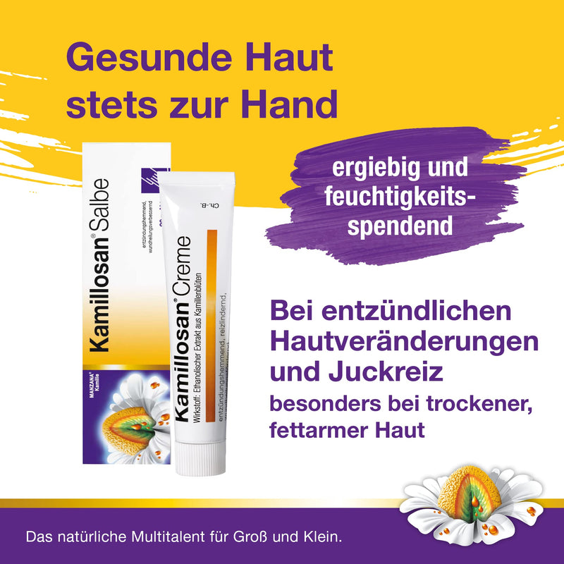 Kamillosan Cream: Anti-inflammatory wound and healing cream for skin care for neurodermatitis and eczema, 100 g 100 g (pack of 1) - NewNest Australia